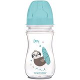 Canpol baby flašica široki vrat, antikolik - easy start- toys - 240 ml - blue car