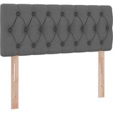  Krevet S LED lampica s pohranom Tamno siva 120 x 200 cm tkanina | shoptok.hr