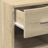  Komoda boja hrasta sonome 45 x 42,5 x 93 cm konstruirano drvo | shoptok.hr