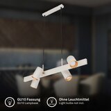 BRILONER 4058044 - Luster na sajli ERA 4x GU10/10W/230V krem | Eponuda.com