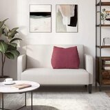  Jastuk za leđa Vinska crvena 60 x 20 x 50 cm tkanina | shoptok.hr