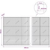  Gabion s žicom debljine 3 5 mm i mrežom 5x5 cm 650x10x150 cm - 10 cm 150 cm 650 cm | shoptok.hr