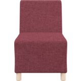 SOFA Stolica Svijetlo Siva 55 cm Tkanina 3 pcs boja crnog vina | shoptok.hr