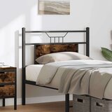  Uzglavlje boja dimljenog hrasta 90 cm konstruirano drvo i čelik | shoptok.hr