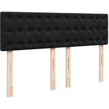  Krevet s oprugama i madracem crni 160x200 cm baršunasti | shoptok.hr