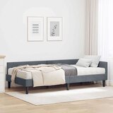  Kotni okvir postelje z matrico Drugo 2 pcs Siva Žamet, (5000123401) | Shoptok.si