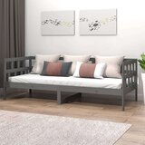  Dnevna postelja siva trdna borovina 80x200 cm, (20684759) | Shoptok.si