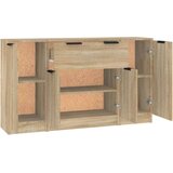  Komoda 3 kosi sonoma hrast inženirski les, (20654682) | Shoptok.si