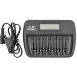 OXE Polnilec baterij AA za 6 kosov, z zaslonom in 8 kosov polnilnih baterij Varta 56706 R6 2100mAh NIMH basic | Shoptok.si