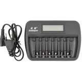 OXE Punjač za 6 AA / AAA baterija, sa zaslonom i 8 Varta 56706 R6 2100mAh NIMH basic baterija za punjenje | shoptok.hr