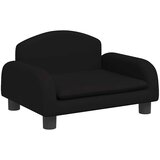 Krevet za pse crni 50 x 40 x 30 cm od tkanine | Eponuda.ba