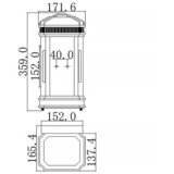 Elstead Lighting ZUNANJA STENSKA SVETILKA Federal 17,2/16,5/35,9 cm Slike