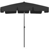  Suncobran za plažu crni 200 x 125 cm | shoptok.hr