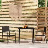  3-dijelni vrtni blagovaonski set crni | shoptok.hr