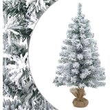 Mini božićno drvce 45 cm PVC Zelena i bijela | shoptok.hr