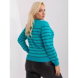 RELEVANCE Blouse-RV-BZ-9243.27P-turquoise | Shoptok.si