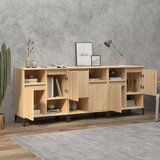  Komoda 3 kom boja hrasta sonome 60x35x70 cm konstruirano drvo | shoptok.hr
