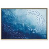  Slika - Sea depths 120x80 U prirodnom drvenom okviru | shoptok.hr