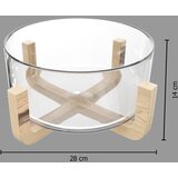 SG ZDJELA ZA SALATU ARHA 24CM STAKLO PROZIRNA | shoptok.hr
