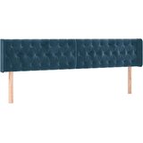  Krevet s oprugama i madracem tamnoplavi 200x200 cm baršunasti | shoptok.hr
