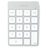 Satechi aluminijasta brezžična numerična tipkovnica, srebrna | Shoptok.si