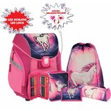 Spirit Spirit: Čarobni jednorog 3D uzorak ergonomska 5-dijelna školska torba set s LED osvjetljenjem 34x22x41cm | shoptok.hr