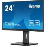 Iiyama Monitor LED XUB2497HSN-B2 23.8" IPS 1920 x 1080 @100Hz 16:9 300 cd/m² 1300:1 1ms HDMI DP USB-C Docking 65W, RJ45, height, swivel, tilt, pivot (rotation both sides) Speakers - XUB2497HSN-B2