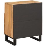  Noćni ormar Prirodna 50 x 33 x 60 cm Čvrsto drvo manga | shoptok.hr
