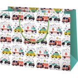 Cardex Velika darilna vrečka z motivom reševalcev, policistov in gasilcev 33x26,7x13,7 cm | Shoptok.si
