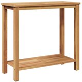  Konzolna stolica Smeđa 80 x 35 x 75 cm Čvrsto teak drvo | shoptok.hr