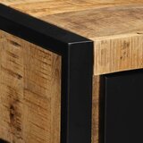 vidaXL Nočne omarice 2 kosa 40x35x25 cm Masivni neobdelan les Mango | Shoptok.si