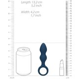 Shots Loveline - analni dildo s prstenom - mali (plavi) | shoptok.hr