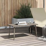  Vrtni stolić za kavu pravokutni sivi 80x40x37 cm poliratan | shoptok.hr