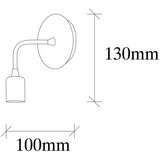 Opviq lights Dartini - MR - 735 Black Wall Lamp | ePonuda.com