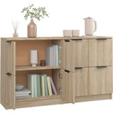 Komoda 2kom boja hrasta sonome 60x30x70cm od konstruiranog drva | shoptok.hr