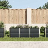  Povišena vrtna gredica pocinčani čelik 240x40x77 cm antracit | shoptok.hr