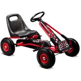  Go-Kart na pedale A-15 s pumpanim kotačima - crveni | shoptok.hr