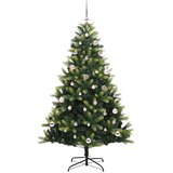  Umjetno rasklopivo božićno drvce 150 LED-a Zelena 150 cm | shoptok.hr