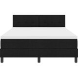  Krevet s boxspringom s madracem Crna 140x190 cm Tkanina | shoptok.hr