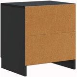  Noćni ormar Crna 43 x 34,5 x 47 cm Konstruirano drvo | shoptok.hr