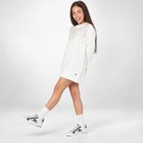 Guess Kratke obleke BRUSHED FLEECE LS DRESS Bela | Shoptok.si