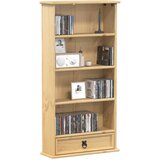 Ormarić za CD-ove Corona 52 x 17,5 x 103 cm od masivne borovine | shoptok.hr