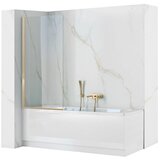 REA Bath Elegantni zlati 80 zaslon za kopalno kad | Shoptok.si