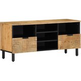 vidaXL TV omarica rjava 100x33x46 cm masivni les Mango | Shoptok.si