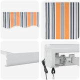  Povlačivi tende Šareni 500 x 300 x 165 cm Tkanina i Metal | shoptok.hr