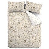 Catherine Lansfield Bela/bež podaljšana posteljnina za zakonsko posteljo 230x220 cm Isadora Floral – | Shoptok.si