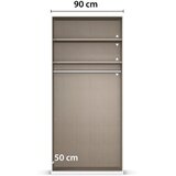 Rauch Möbel OMARA S KLASIČNIMI VRATI, siva | Shoptok.si