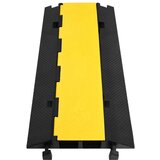 vidaXL Rampa za zaštitu kabela s 2 kanala 100 cm gumena | shoptok.hr