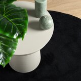  Tepih OVIEDO kratkih vlakana crni Ø 120 cm | Eponuda.ba
