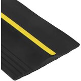  Brtva za garažni pod Crna i Žuta 12 x 90 mm 2 m PVC | shoptok.hr